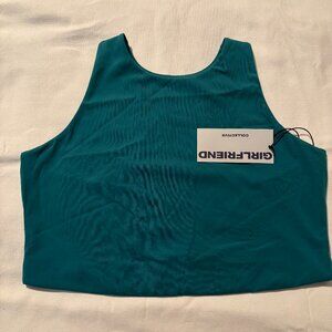 Girlfriend Collective Dylan Tank Bra in Aspen